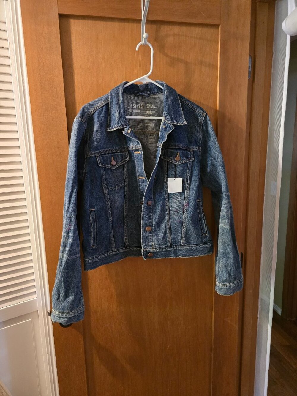 GAP 1969 The Denim Jacket XL – Medium Dark Indigo Wash Classic Jean Jacket